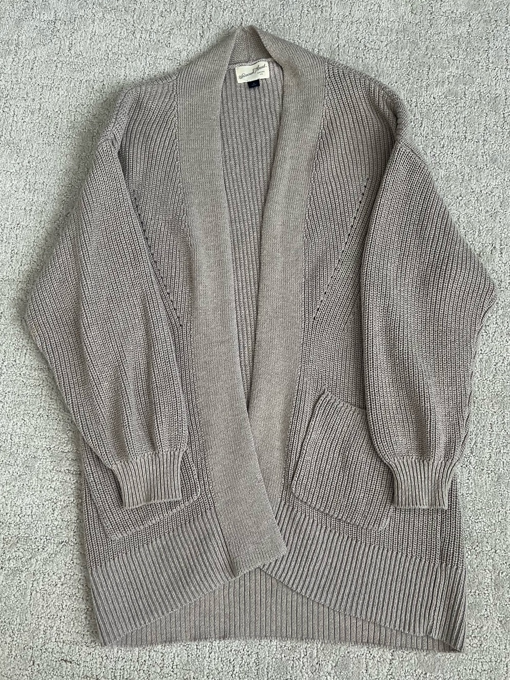 Universal thread cotton cardigan duster